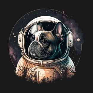 French Bulldog Astronaut T-Shirt