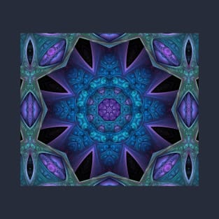 Fractal mandala Flower T-Shirt