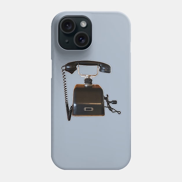 Retro Phone Phone Case by badlydrawnbabe