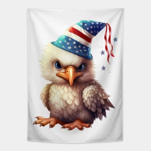 4th of July Baby Bald Eagle #5 Tapestry