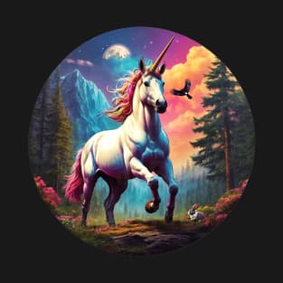 Majestic Rainbow Unicorn T-Shirt