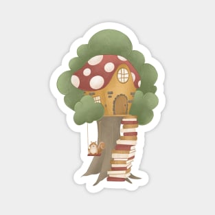 COZY TREE COTTAGE Magnet