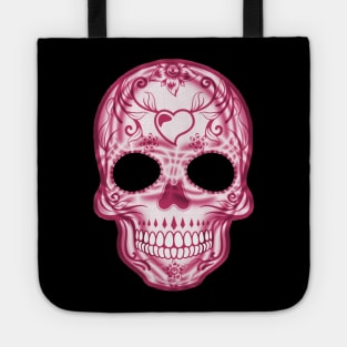 Pink Sugar Skull Tote