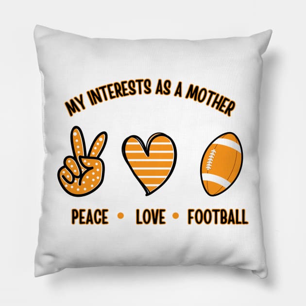 football mom Pillow by mkhriesat