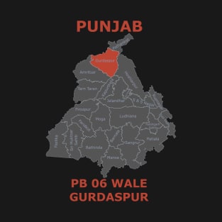 PB 06 Wale Gurdaspur T-Shirt