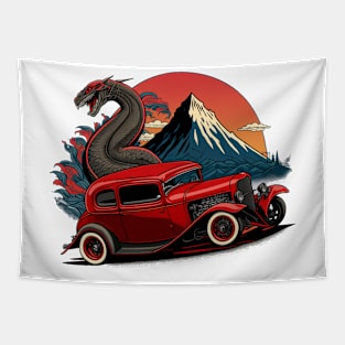 Gang of Dragons: A Classic Car Odyssey Tapestry