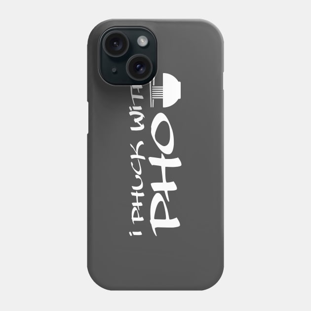 With Pho Phone Case by tjfdesign