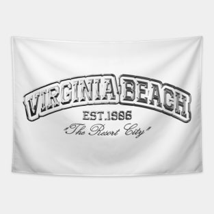 Virginia Beach Chrome Effect Tapestry