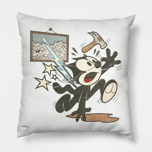 VINTAGE RETRO FELIX FLASH Pillow