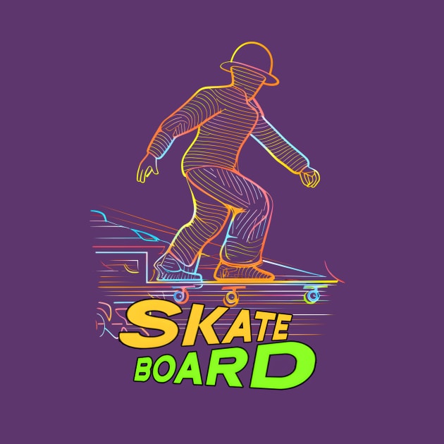 Skateboard Art Design all day skate by A Floral Letter Capital letter A | Monogram, Sticker