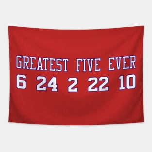 1983 76ers with the greatest five ever Tapestry