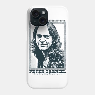 Peter Gabriel -- 70s Aesthetic Fan Art Design Phone Case