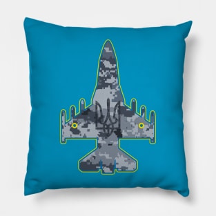 Ghost of Kyiv Ukrainian Ace Pillow