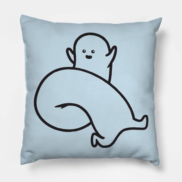 Squiggle Boy Pillow by sparkmark