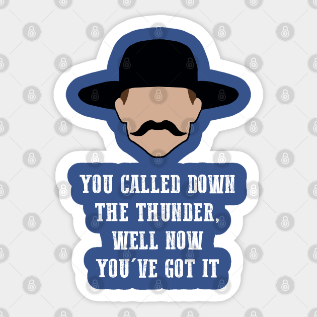 Thunder is Coming - Tombstone - Sticker