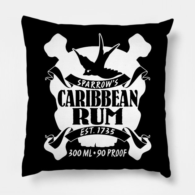 Sparrow's Caribbean Rum Pillow by WhatProductionsBobcaygeon