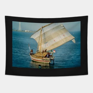 Buginese Boat Tapestry