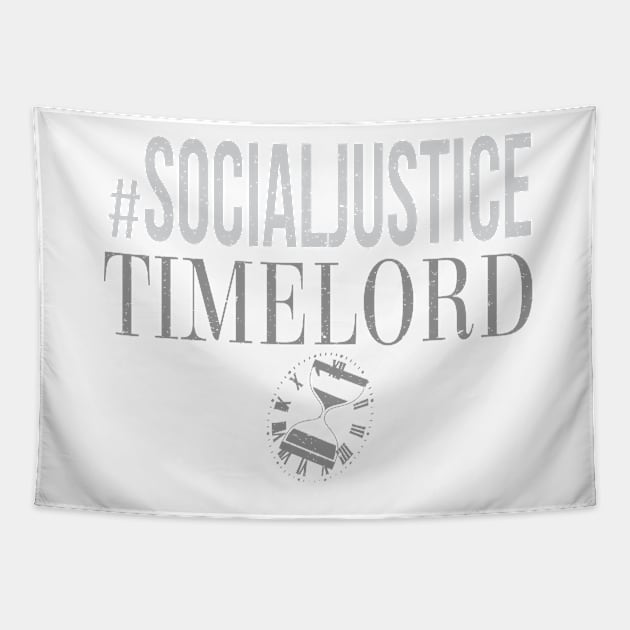 #SocialJustice Timelord - Hashtag for the Resistance Tapestry by Ryphna