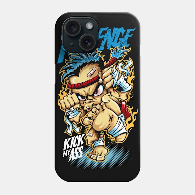 KICK MY ASS Phone Case by viSionDesign