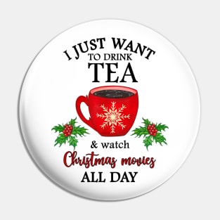 I just want to drink tea and watch Christmas movies all day Pin