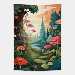 Secret Enchanted Forest Tapestry