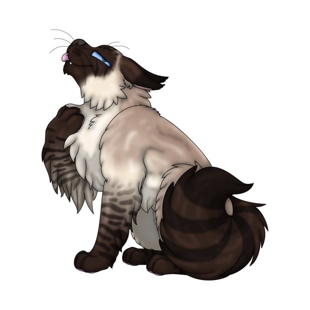 Seal Lynx Point Longhair by spyroid101