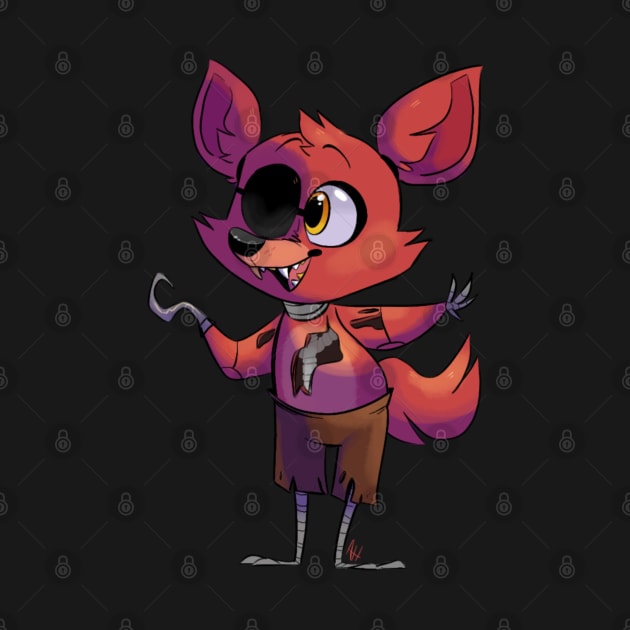 fnaf 1 foxy by opthedragon