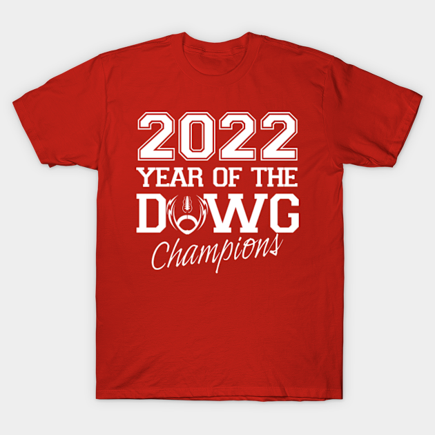 Discover 2022 Year Of The Dawg Champions - Georgia Bulldogs Football - T-Shirt