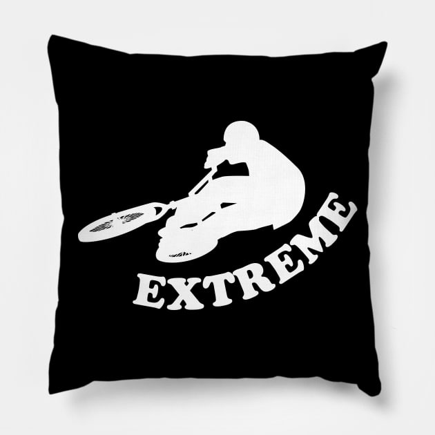 Extreme Bmx Pillow by Johnny_Sk3tch