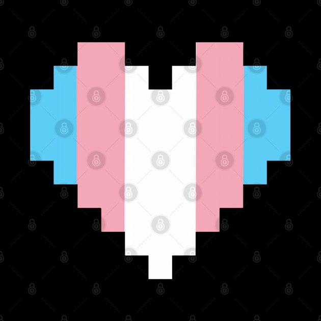 Transgender 8-bit Heart by TheUndeadDesign