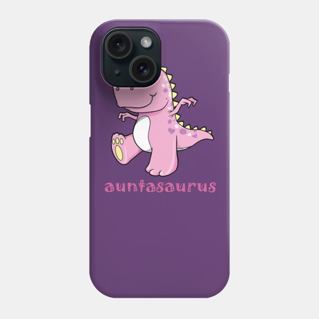 Auntasaurus Phone Case by cdclocks