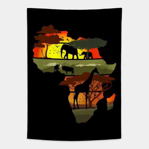 Africa Tapestry by Nerd_art