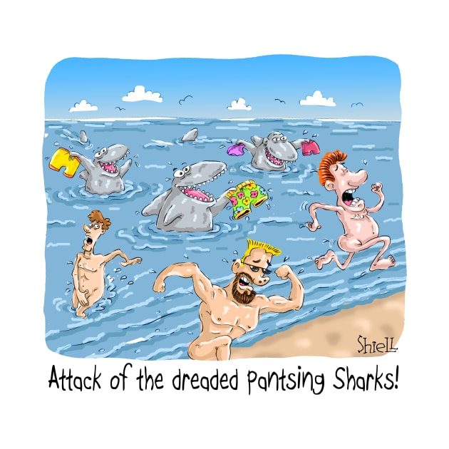 PANTSING SHARKS by macccc8