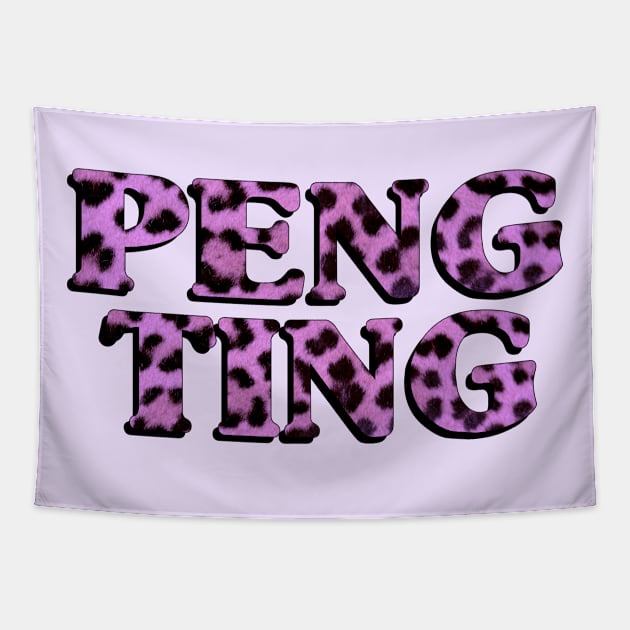 Peng ting Tapestry by kassiopeiia