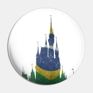 Brazil Magic Castle Silhouette Pin
