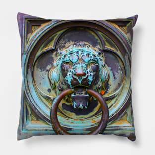 Rustic Lion Pillow