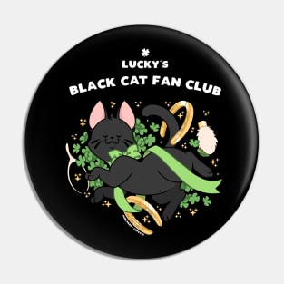 Lucky’ s Black Cat Fan Club Pin