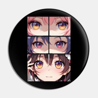 Anime Eyes Pin