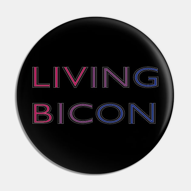 Living Bicon Pin by BiOurPride