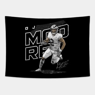 D.J. Moore Carolina Player Map Tapestry