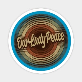 Our Lady Peace Vintage Vinyl Magnet