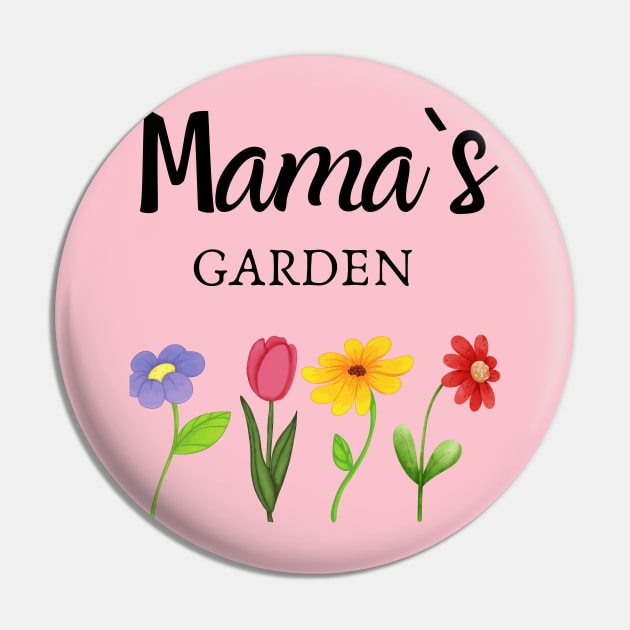 Custom Mothers Day Shirt, Personalized Mom Gift, Mothers Day Gift, Mama's Garden T-Shirt, Customized Mom Tee, Mother Gift, Gift from Son Pin by arlene