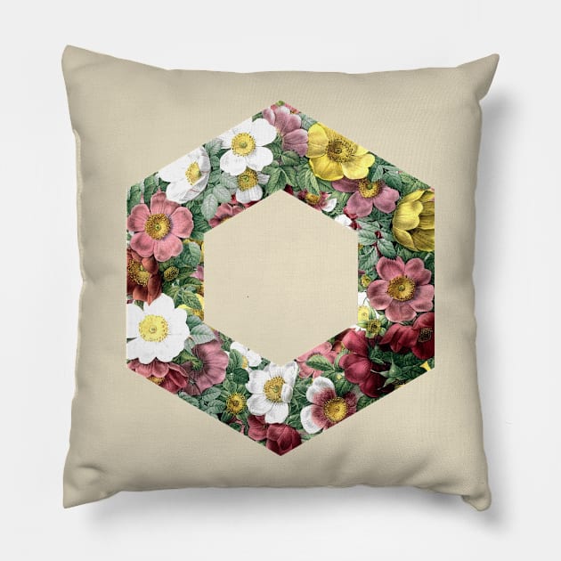 shine//FLORAL Pillow by Fowlest