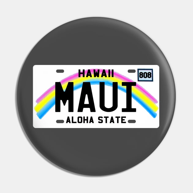 Maui Aloha State Pin by Aloha Designs