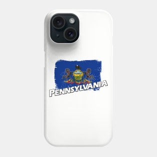 Pennsylvania flag Phone Case