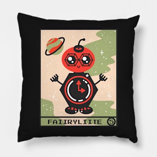 Red Robot Pillow