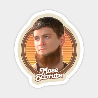 Mose Schrute \/\ Retro Style Fan Artwork Magnet