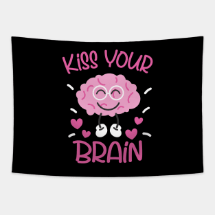 Education Kiss Your Brain Teacher Tapestry