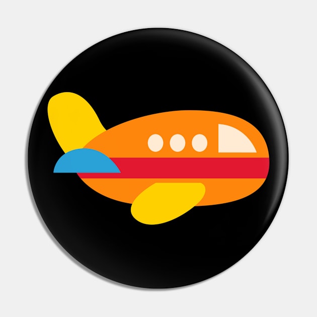 Airplane Pin by Alvd Design