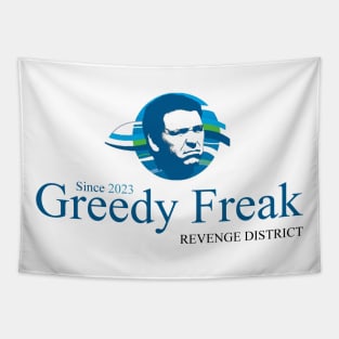 Greedy Freak Revenge District Tapestry